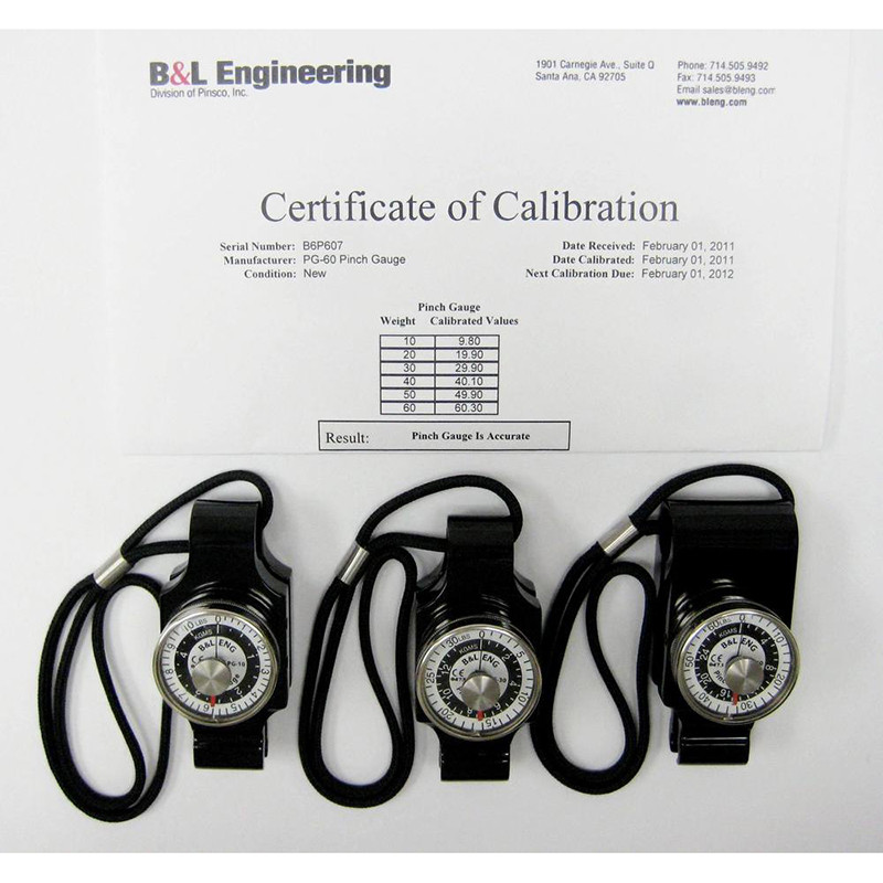 B&L Engineering機(jī)械捏力計(jì)-捏力測(cè)試金標(biāo)準(zhǔn)