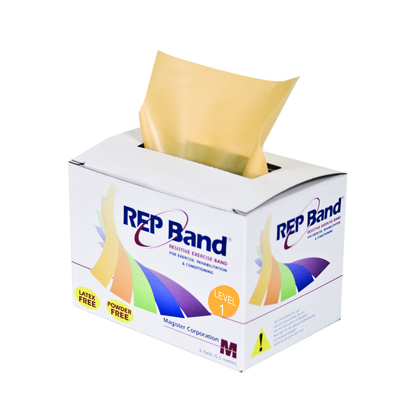 美國REP Band盒裝無乳膠彈力帶-漸進式阻力訓(xùn)練帶