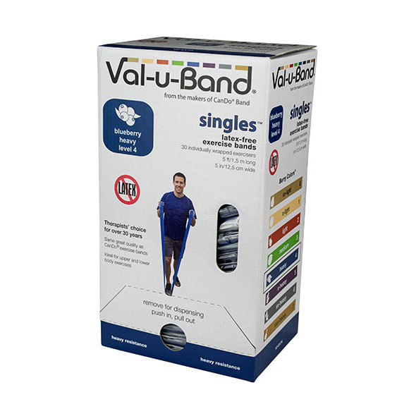 Val-u-Band盒裝無乳膠彈力帶-漸進式阻力訓練帶