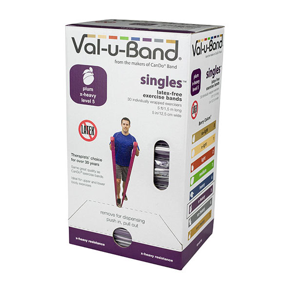 Val-u-Band盒裝無乳膠彈力帶-漸進式阻力訓練帶