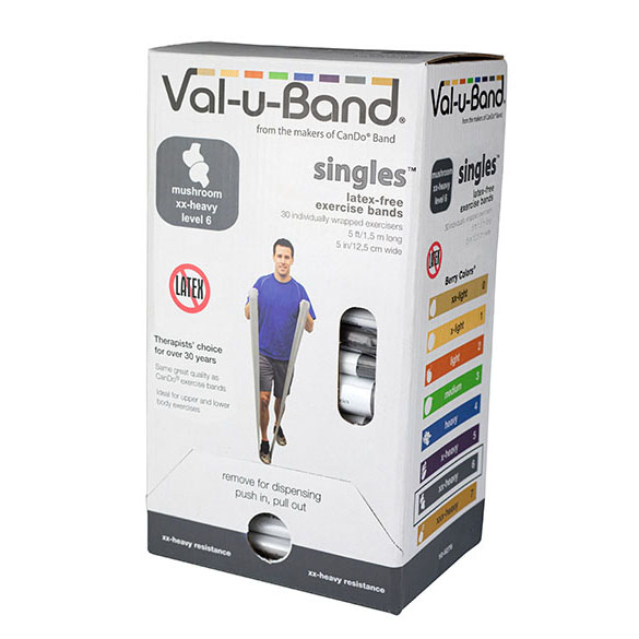 Val-u-Band盒裝無乳膠彈力帶-漸進式阻力訓練帶