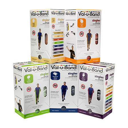 Val-u-Band盒裝無乳膠彈力帶-漸進式阻力訓練帶