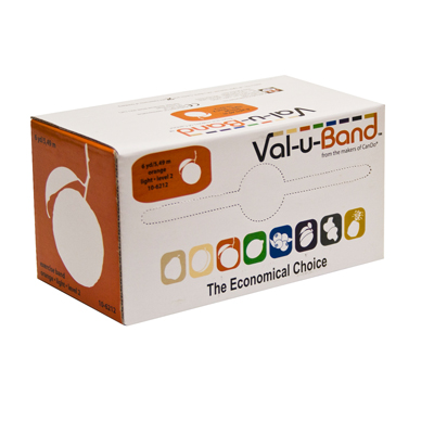 美國Val-u-Band盒裝低粉彈力帶-漸進式阻力訓練帶