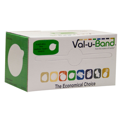 美國Val-u-Band盒裝低粉彈力帶-漸進式阻力訓練帶