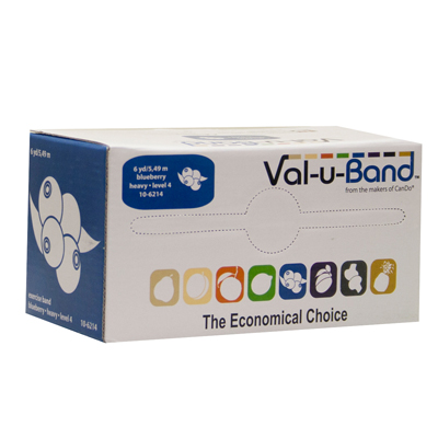 美國Val-u-Band盒裝低粉彈力帶-漸進式阻力訓練帶
