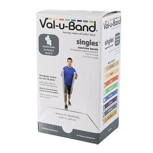 美國Val-u-Band盒裝低粉彈力帶-漸進式阻力訓練帶