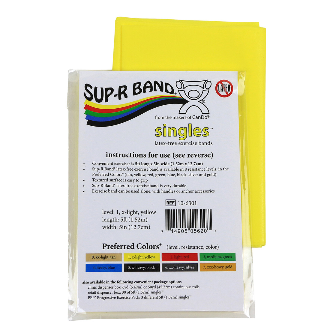 美國Sup-R Band盒裝無乳膠彈性阻力訓(xùn)練帶
