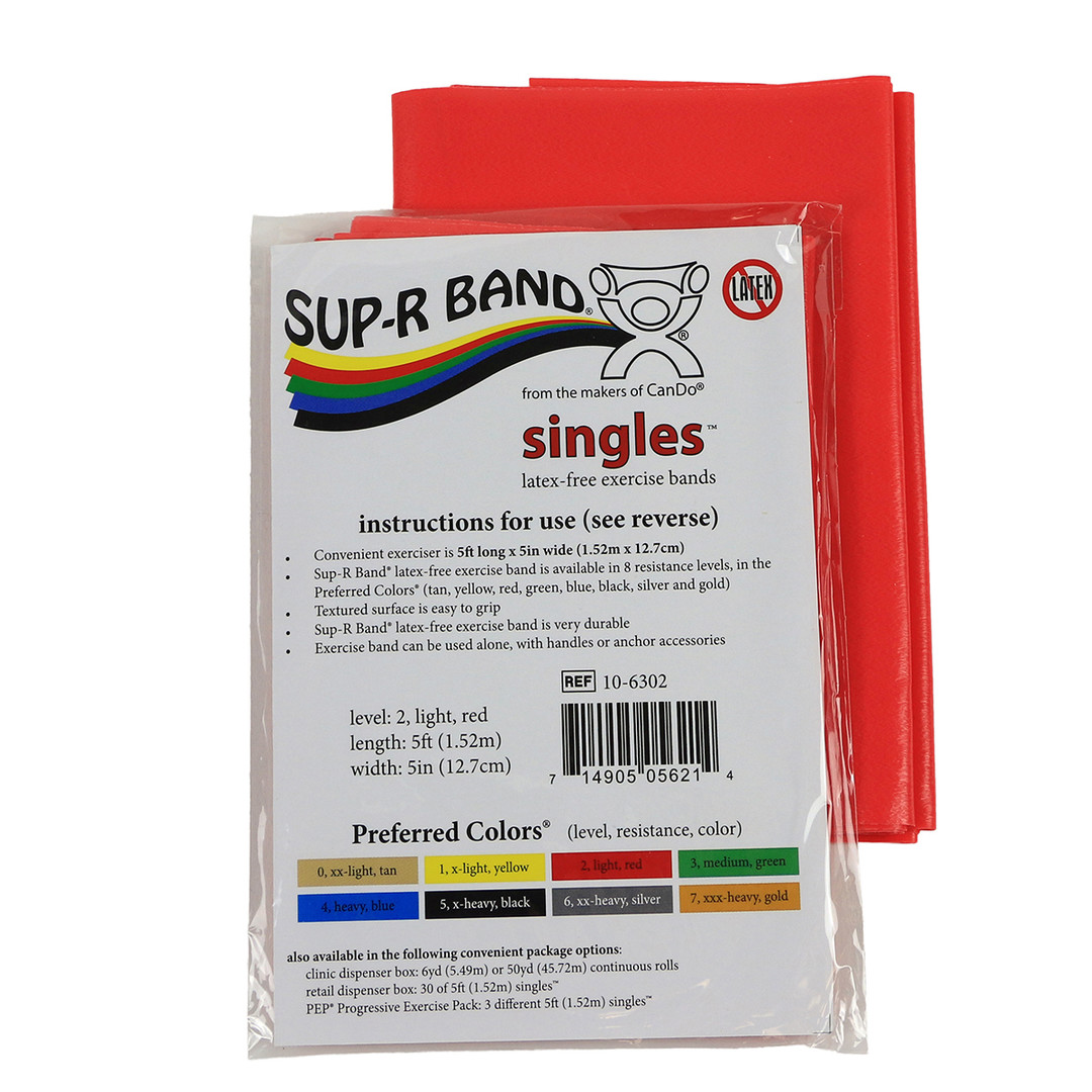 美國Sup-R Band盒裝無乳膠彈性阻力訓(xùn)練帶