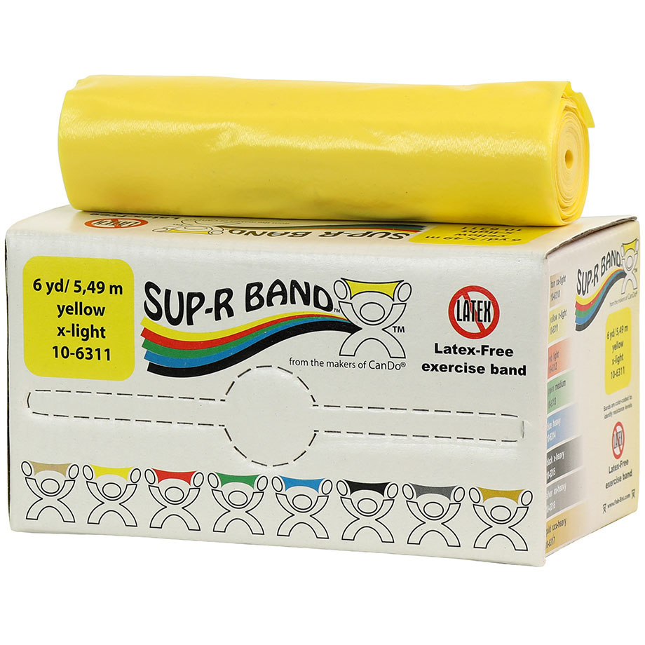 美國Sup-R Band盒裝無乳膠彈性阻力訓(xùn)練帶