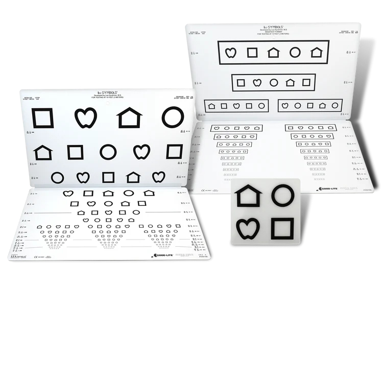 兒科折疊圖形視力測試卡-LEA SYMBOLS? Folding Pediatric Eye Chart
