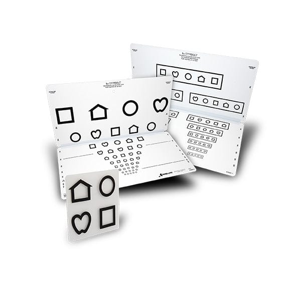 10行遠距離折疊圖形視覺卡-LEA SYMBOLS? 10-Line Distance Folding Chart