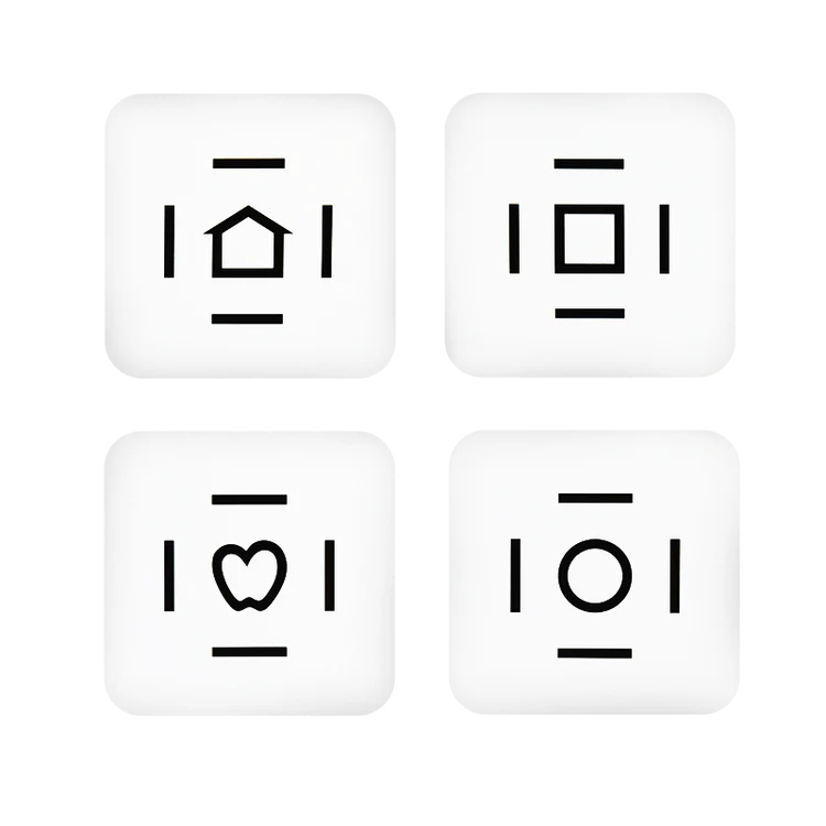 合圍視覺圖形抽認卡-Crowded LEA SYMBOLS? Flash Cards